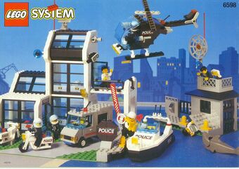 lego police boat 1990s