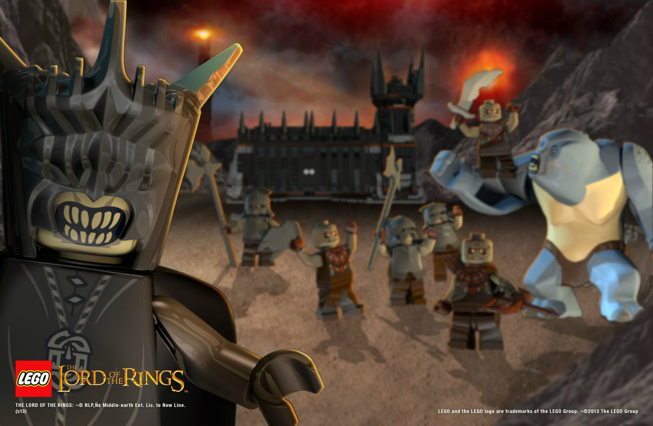 lego lord of the rings battle at the black gate game