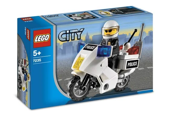 police lego motorcycle