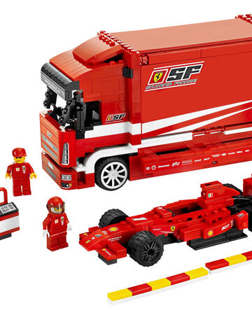 lego ferrari f1 truck