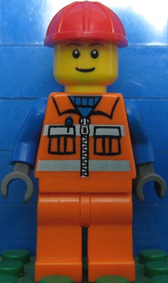 lego man construction worker