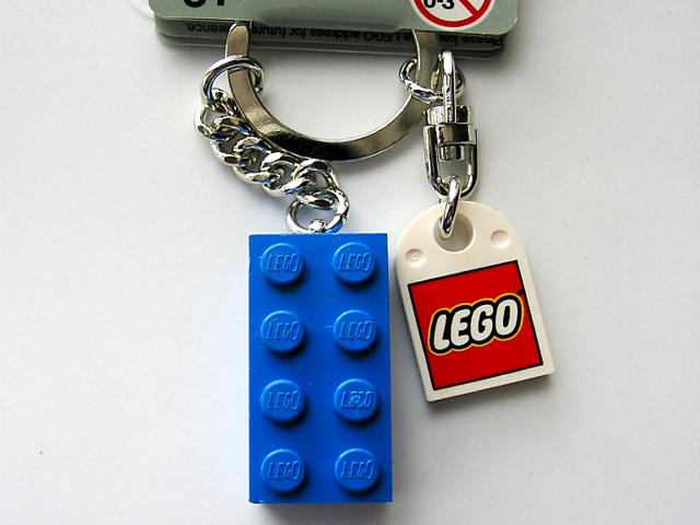 NEW LEGO Pink Brick Key Chain 852273