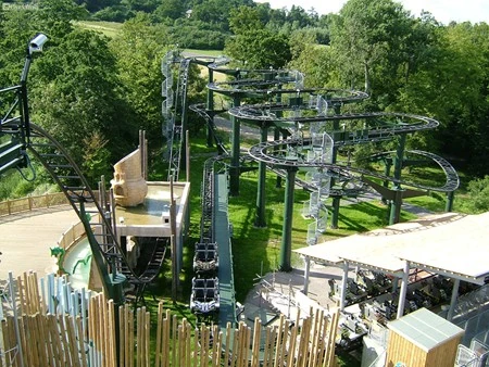roller coaster at legoland