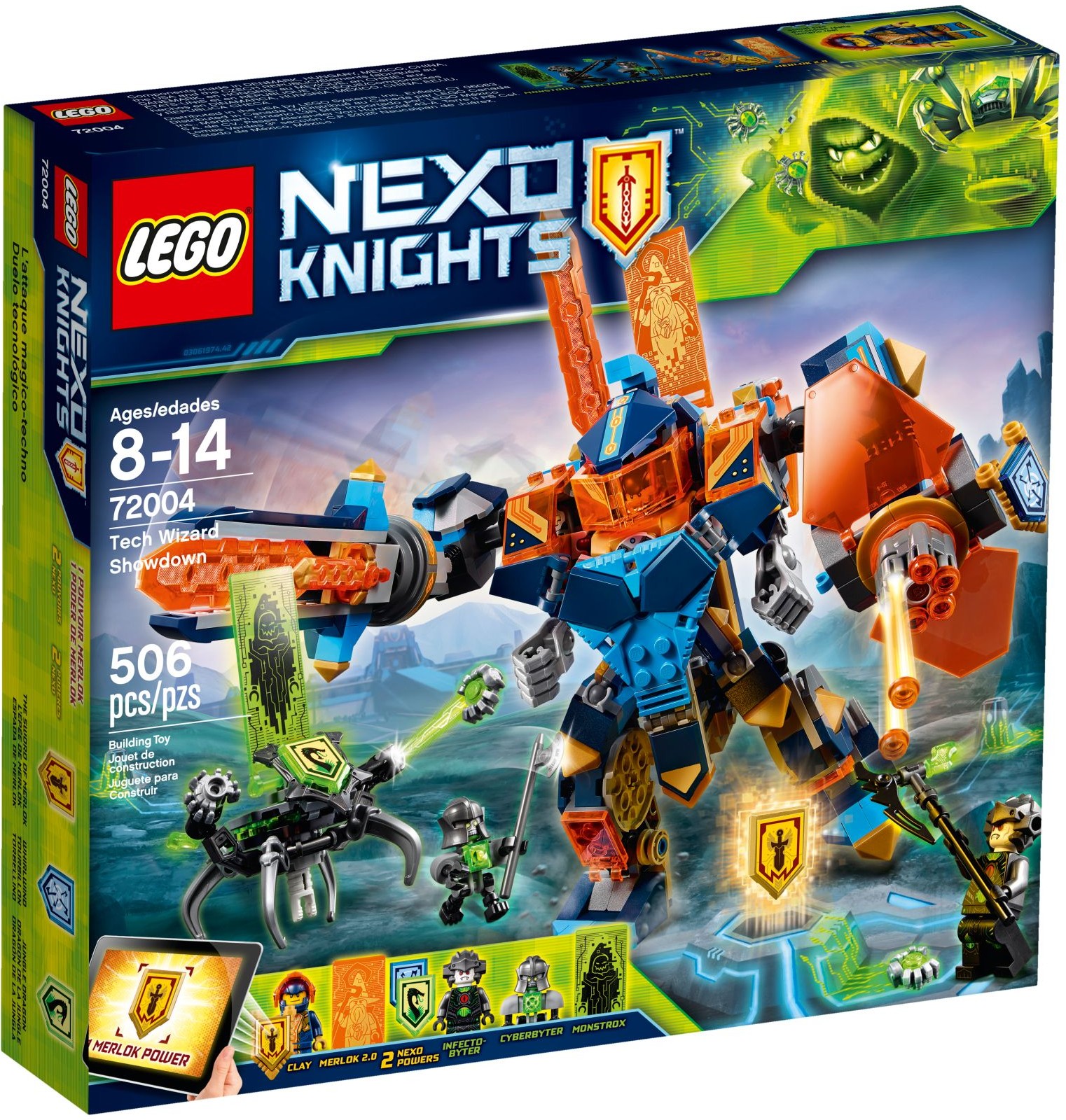 lego nexo knights tech wizard showdown 72004