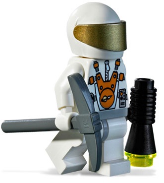 Lego Mars Mission Minifigure ALIEN 7647 7692