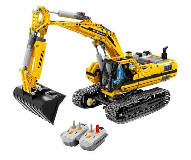 8043 Motorized Excavator Brickipedia FANDOM powered by 