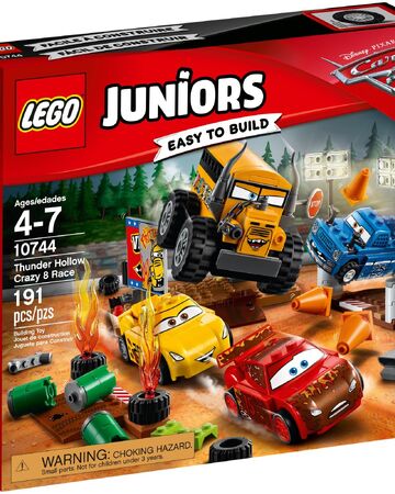 lego juniors thunder hollow crazy 8 race 10744