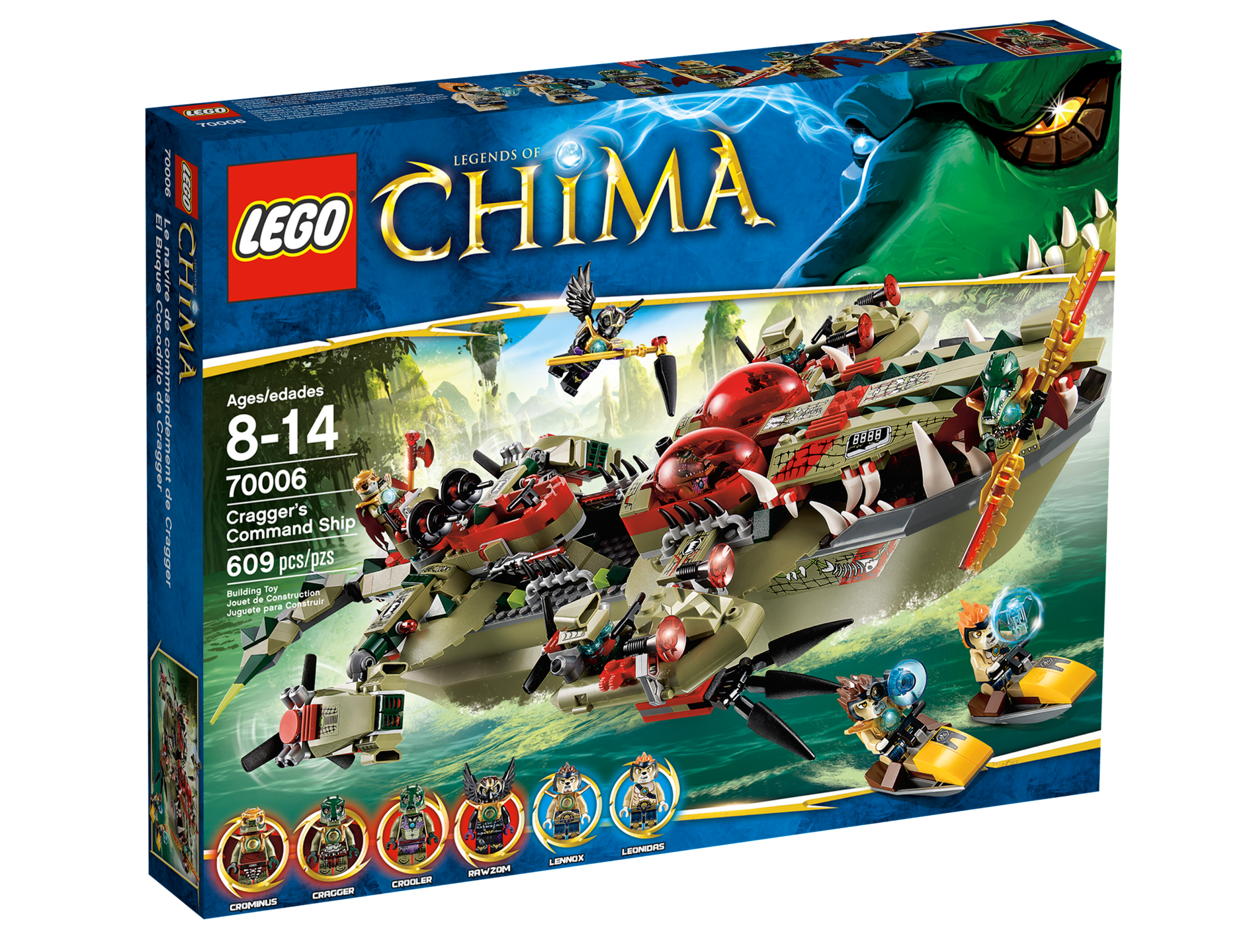 lego chima crocodile boat