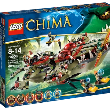 chima crocodile boat
