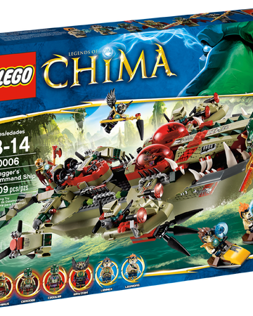 lego chima crocodile boat