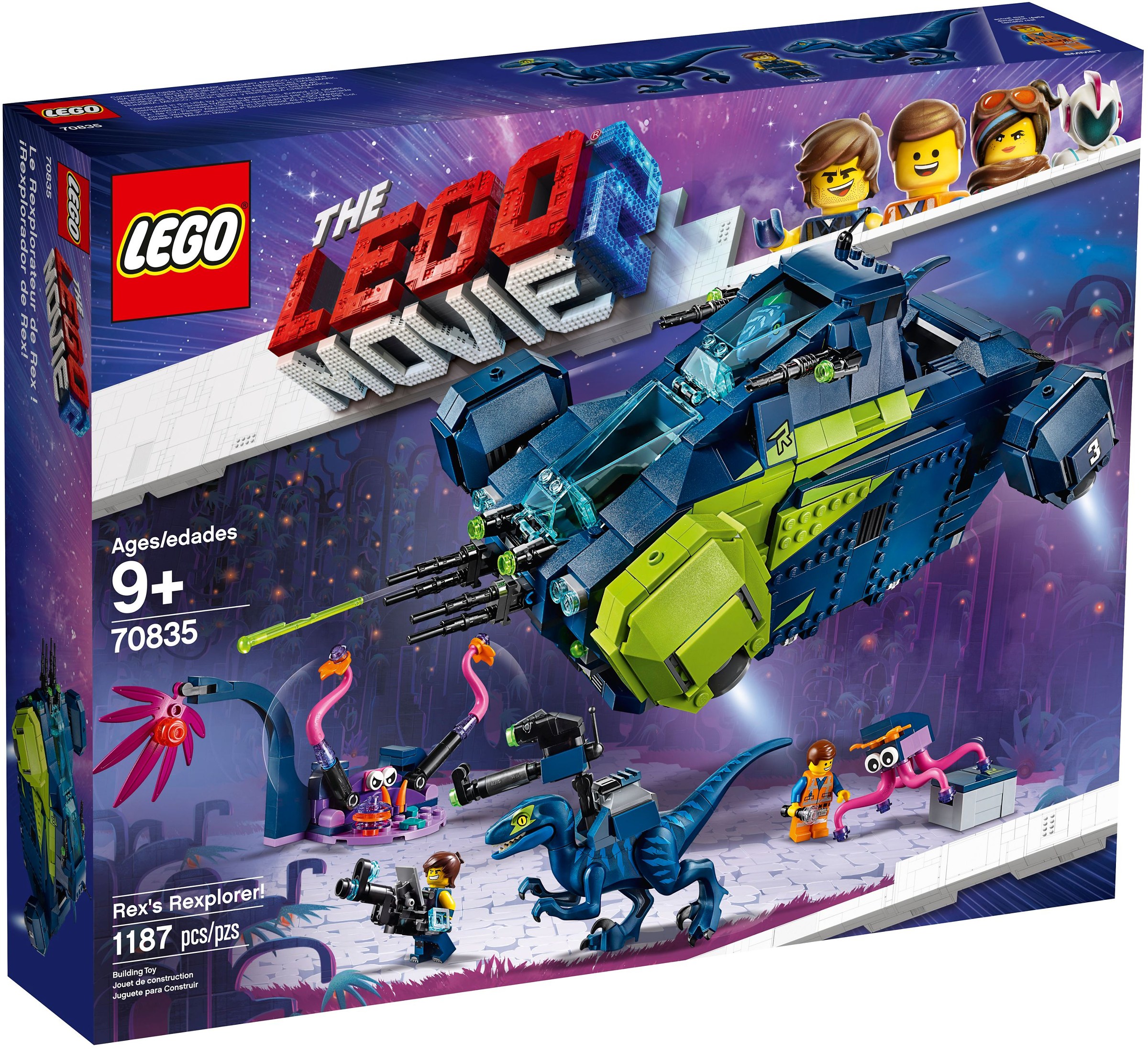 rex lego spaceship