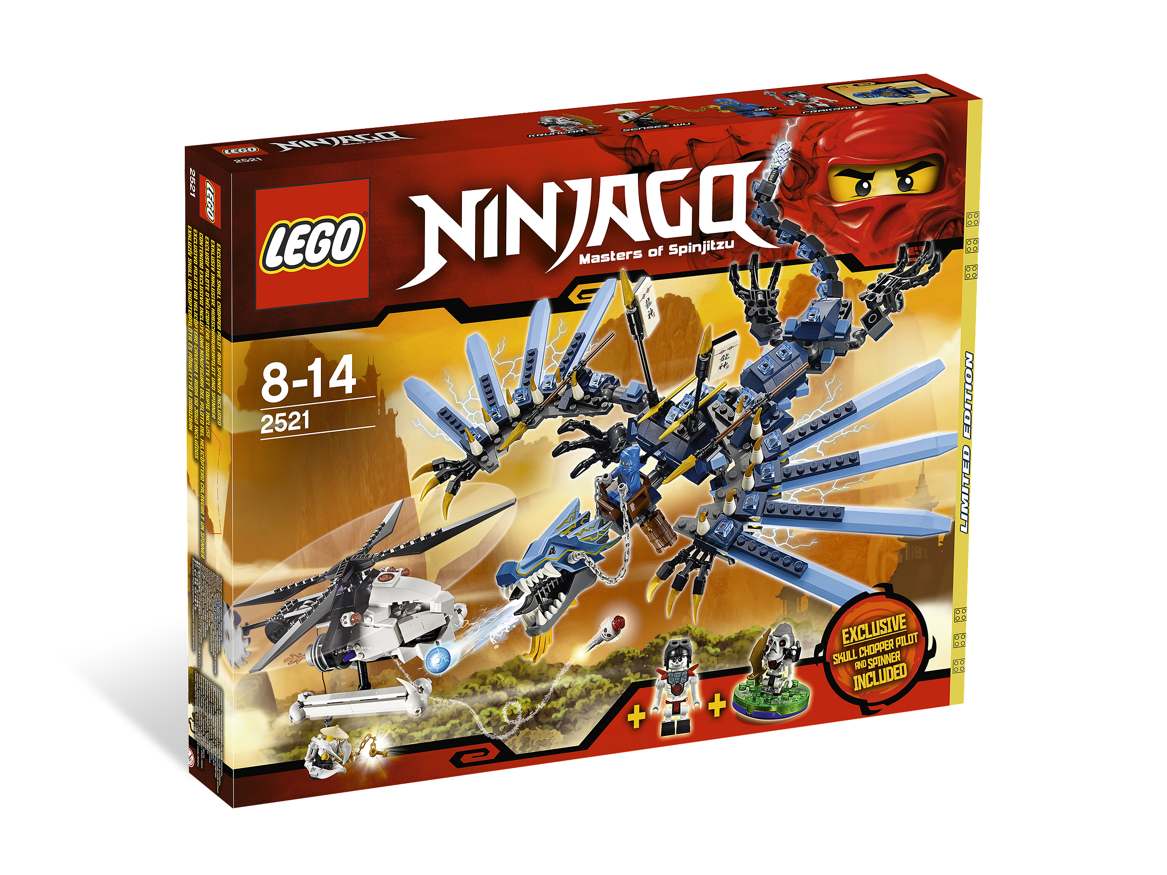 lego ninjago blue dragon