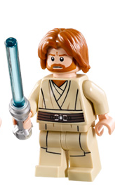 STAR WARS LEGO OBI WAN KENOBI HEAD FOR MINIFIGURE NEW