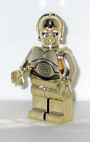 gold c3po lego minifigure