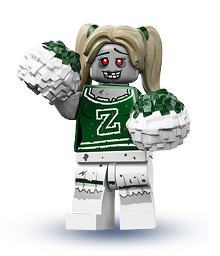 lego zombie cheerleader