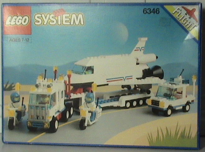 lego truck space shuttle