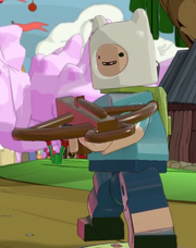 Finn with crossbow