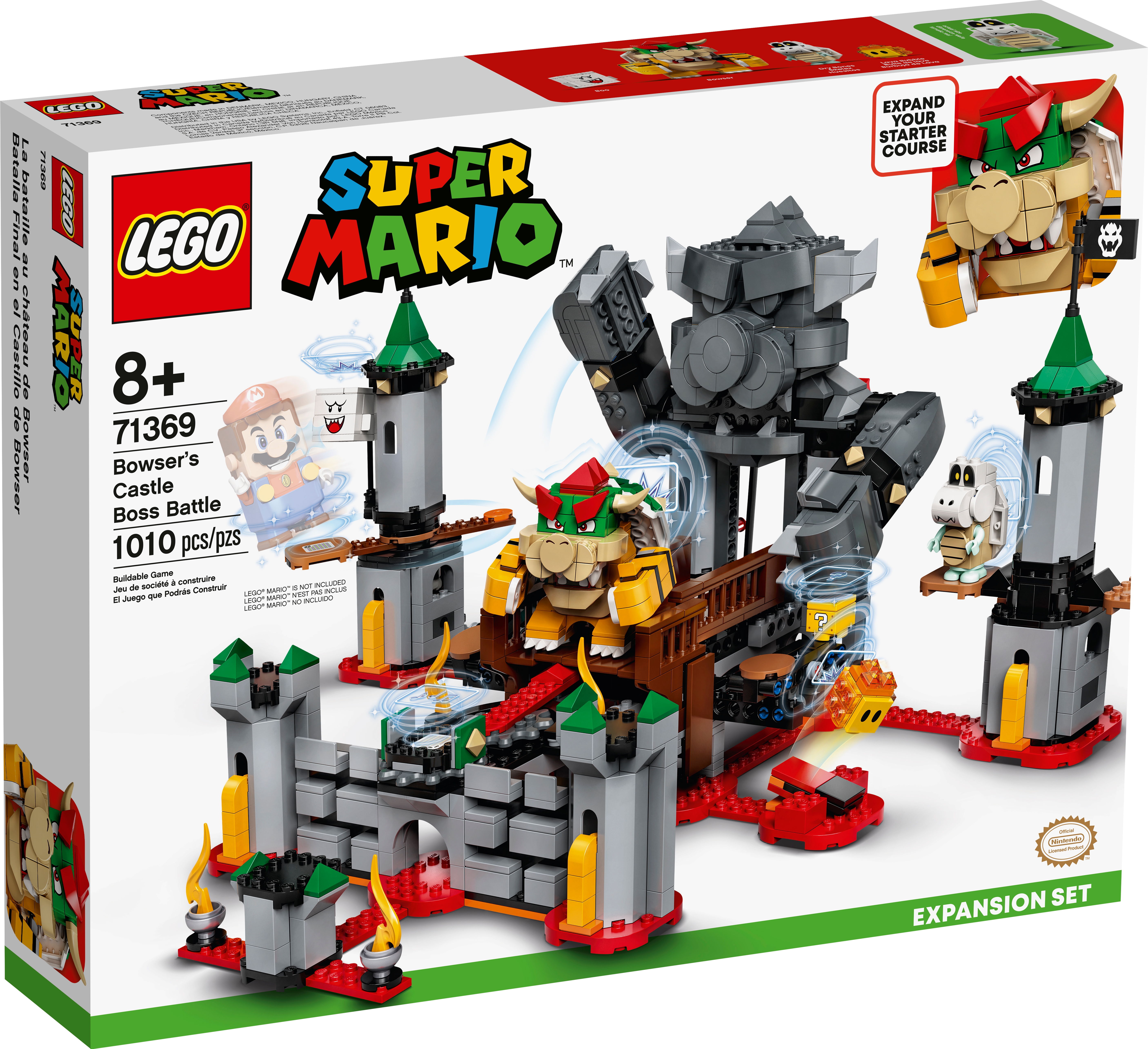 bowser castle playset