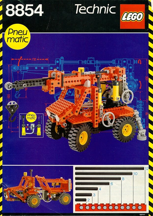 lego technic red crane
