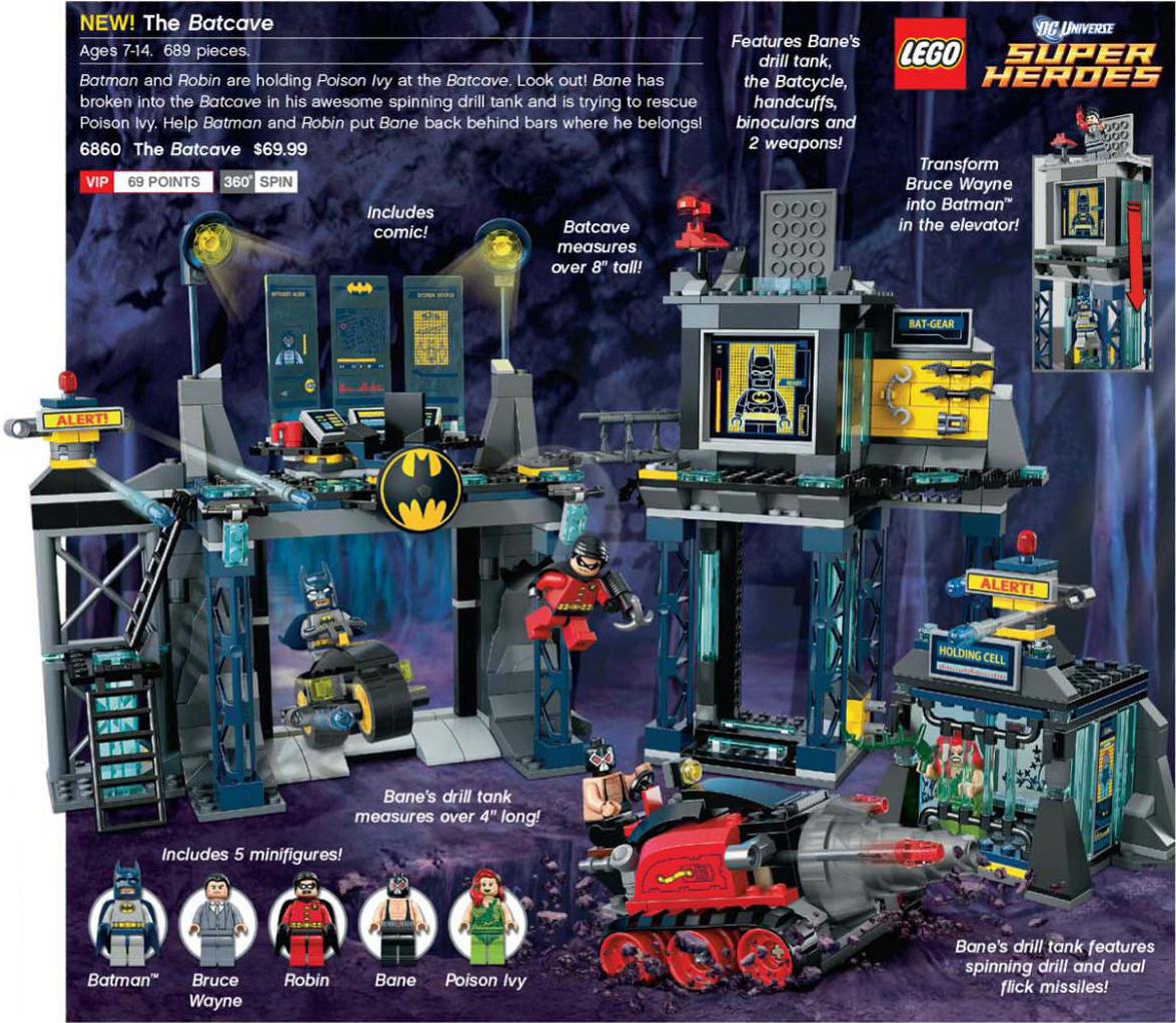 lego batcave 6860