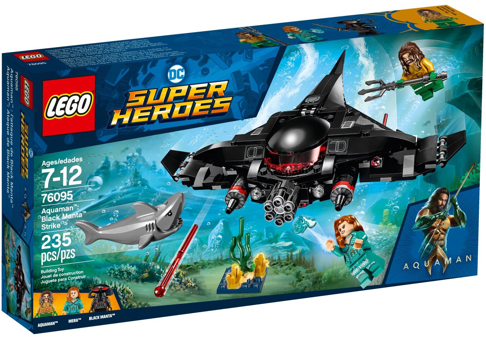 lego super heroes dc comics aquaman 76095
