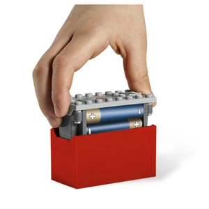 lego red cargo train 3677