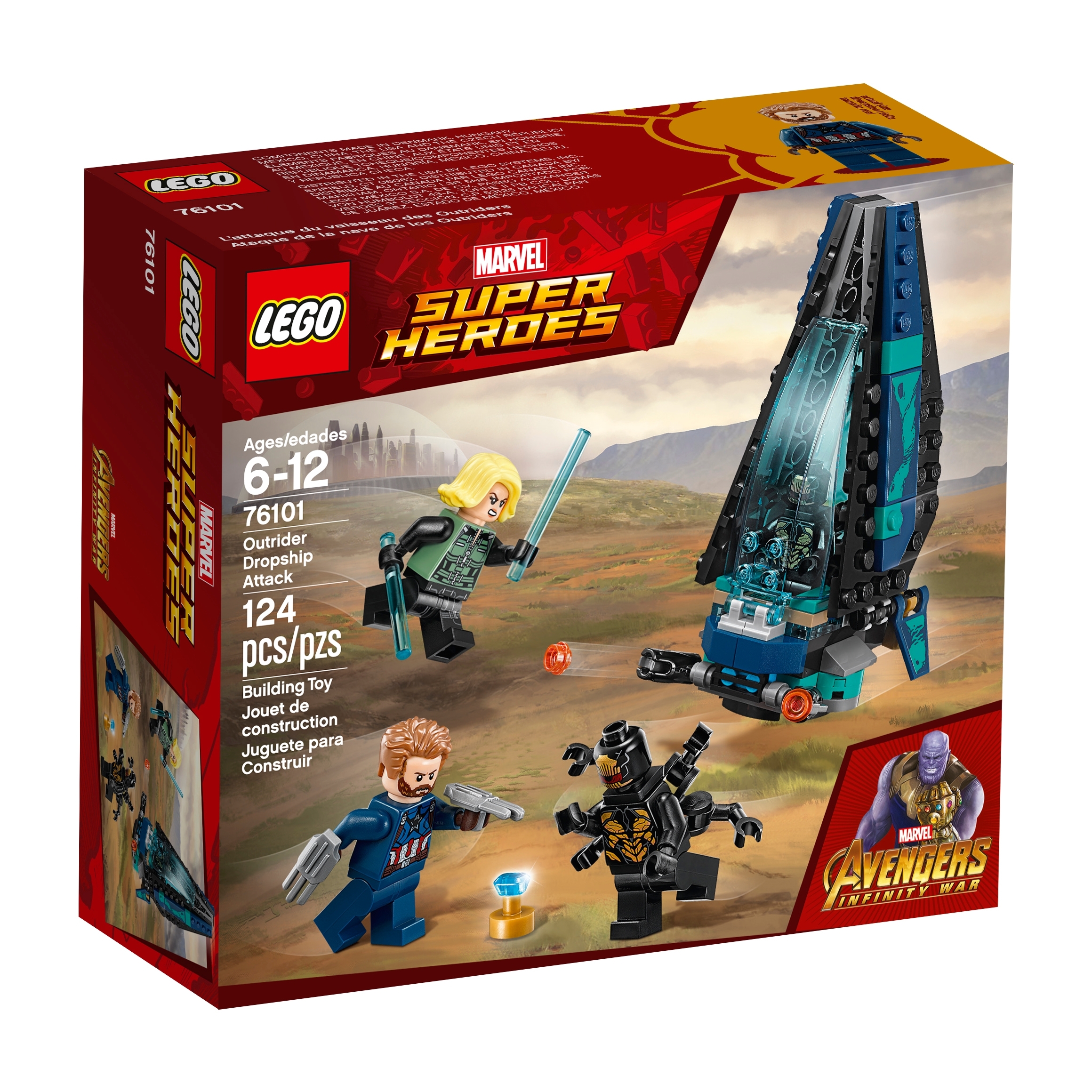 LEGO Marvel Super Heroes Captain America MiniFigure Infinity War 76101