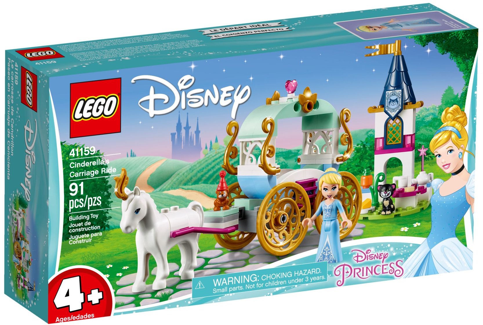 cinderella horse and carriage playset