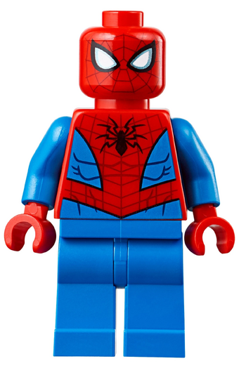 lego spider man far from home black and red suit