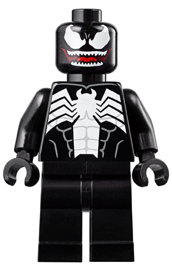 venom and spiderman lego