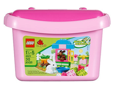 lego pink storage box