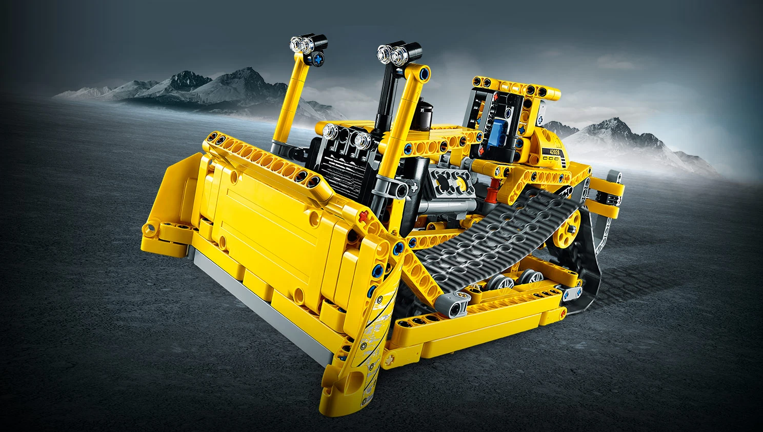 lego liebherr bulldozer