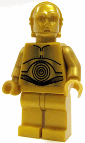 lego chrome c3po