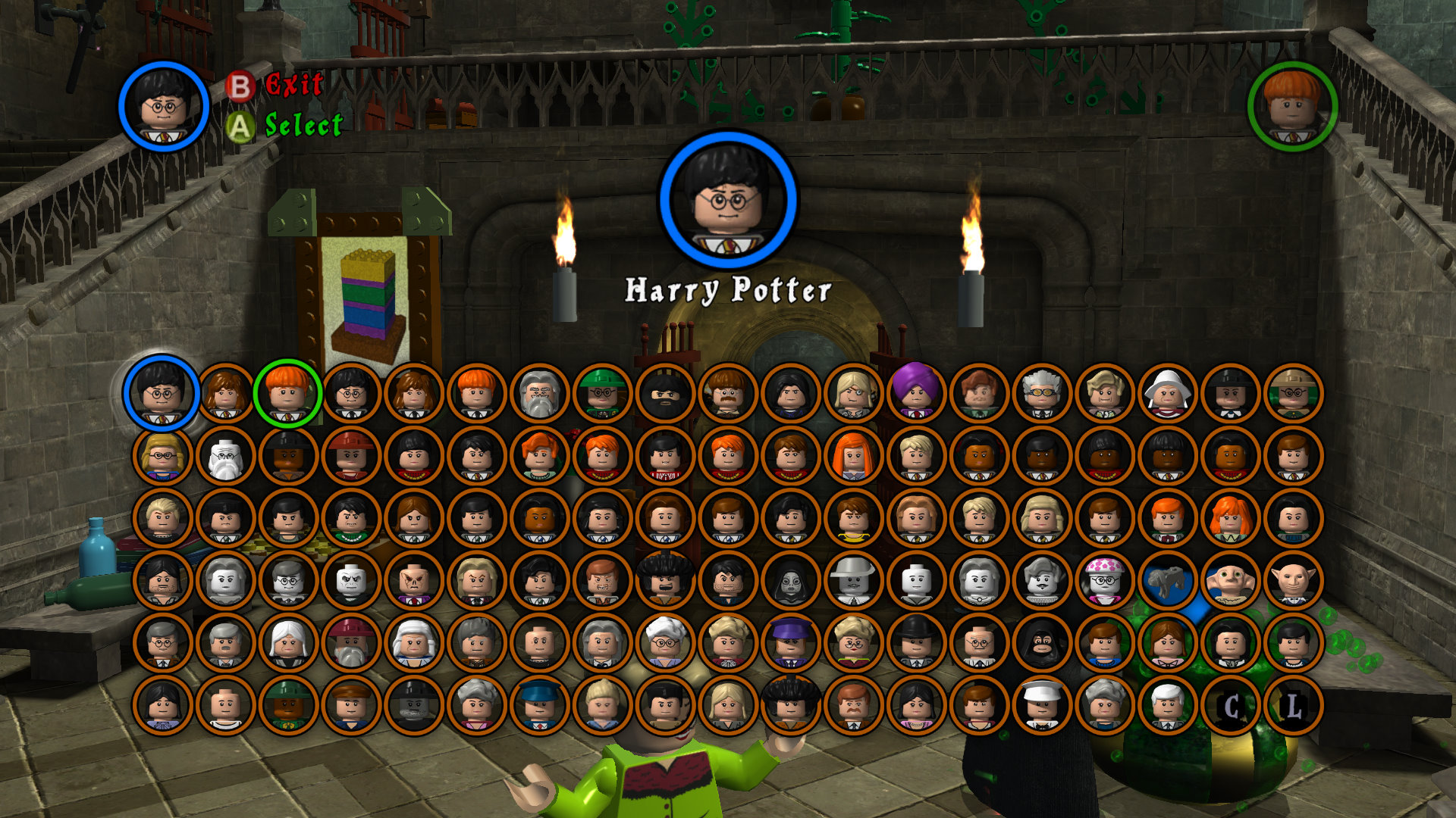 harry potter lego game leaky cauldron