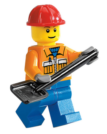 lego man construction worker