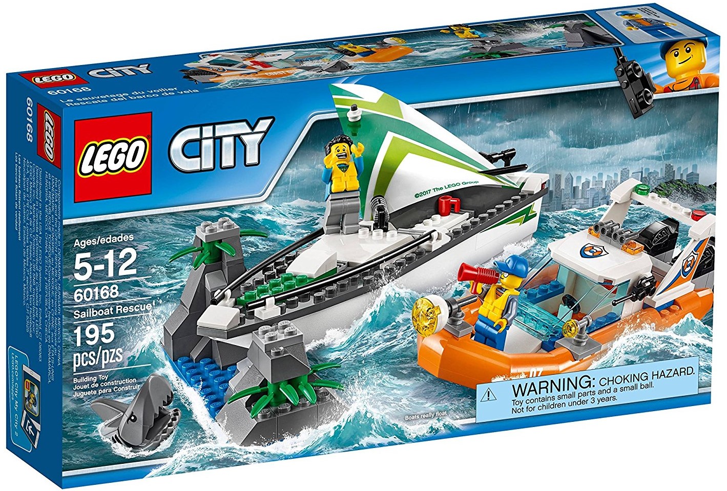 lego city sailboat rescue