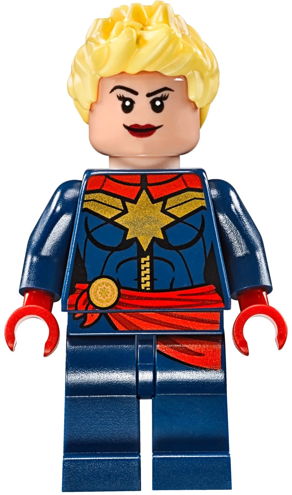 captain marvel lego figure