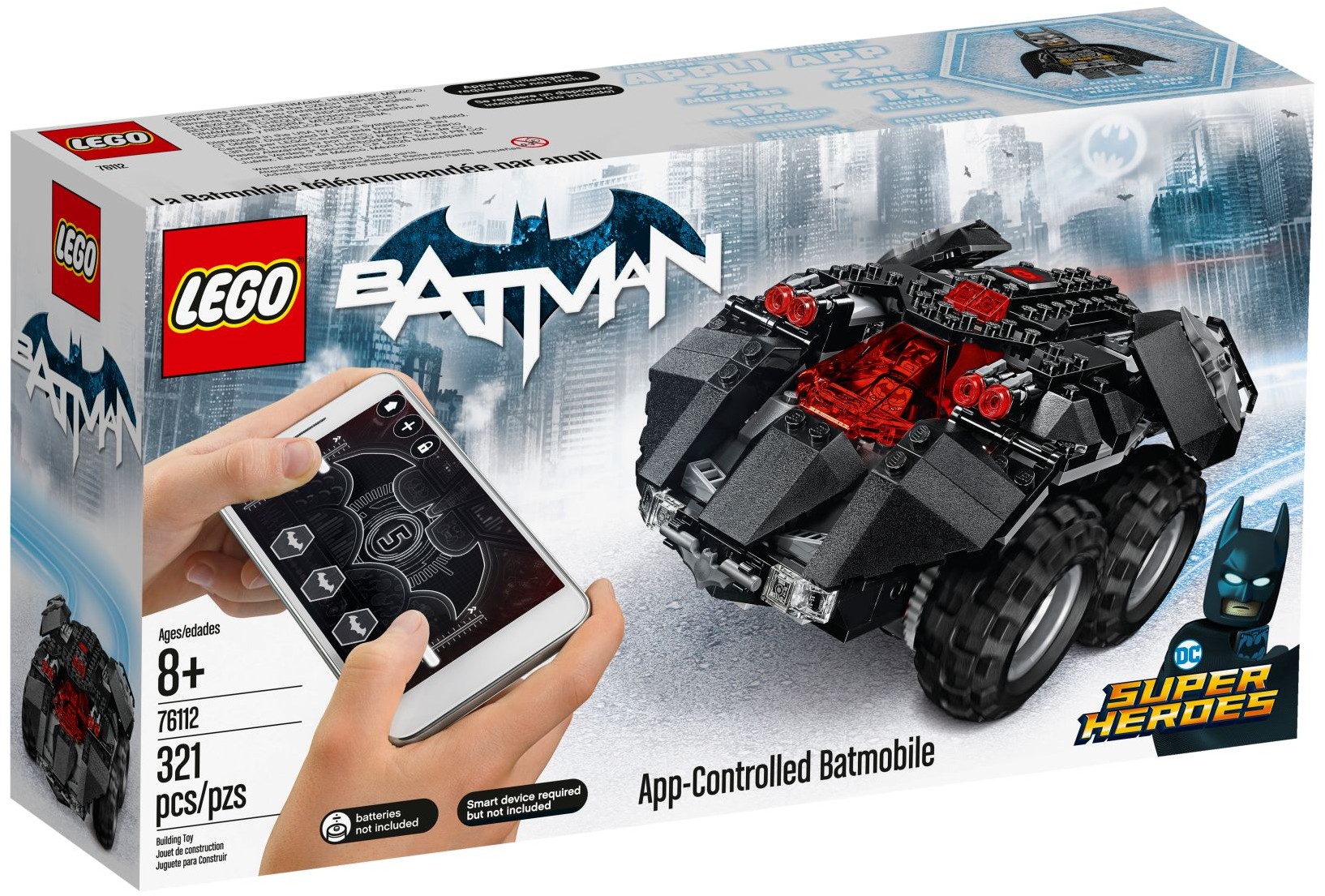 lego batman car app controlled