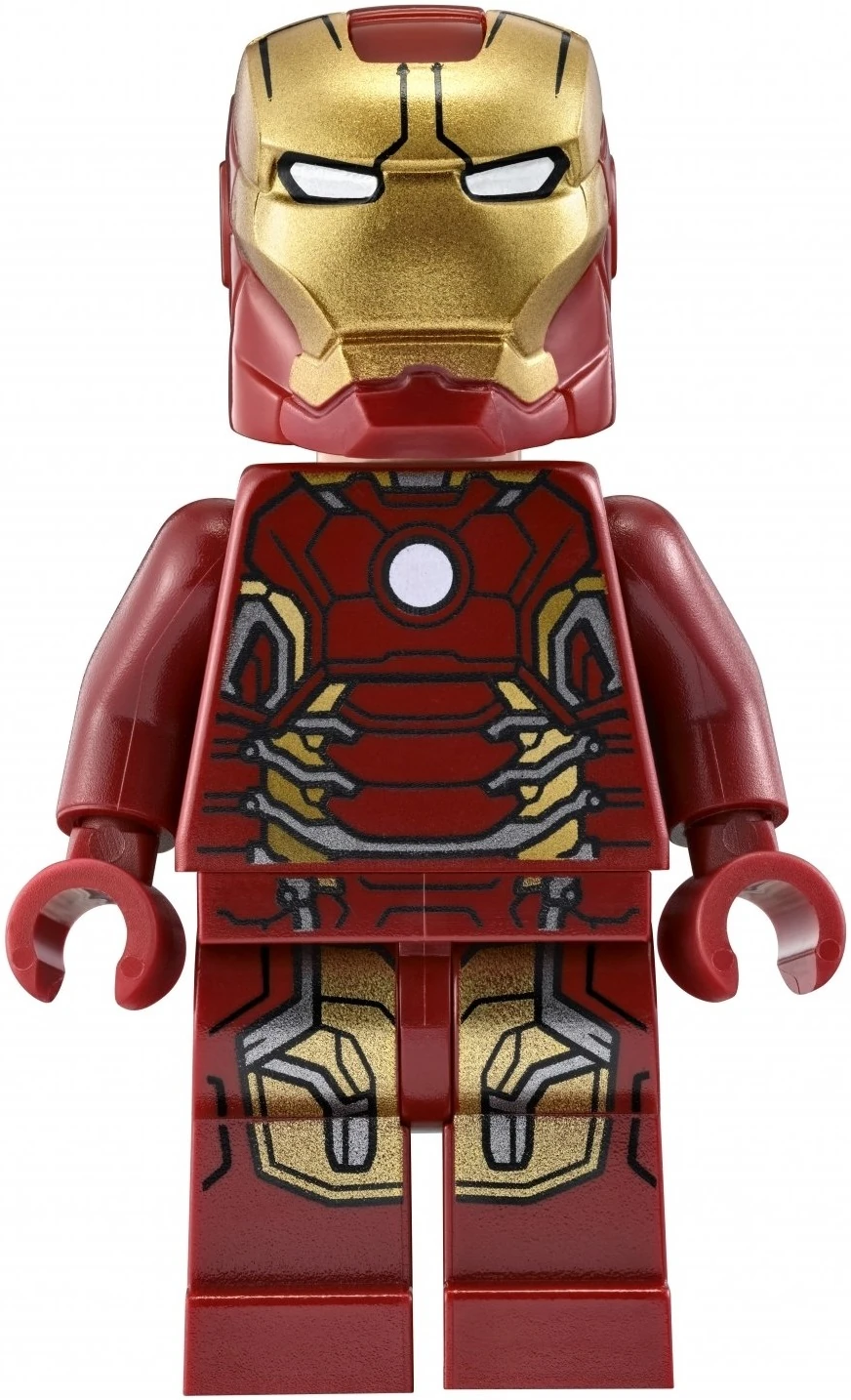 lego iron man marks