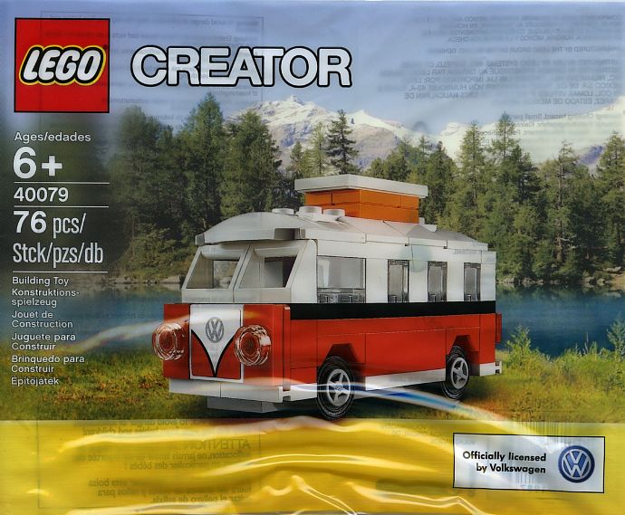 lego 10220 creator volkswagen t1 camper van construction toy