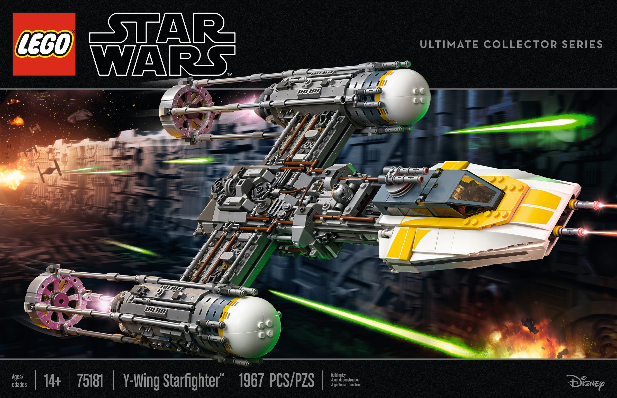 lego star wars y wing starfighter