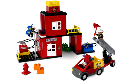 lego duplo my first fire station