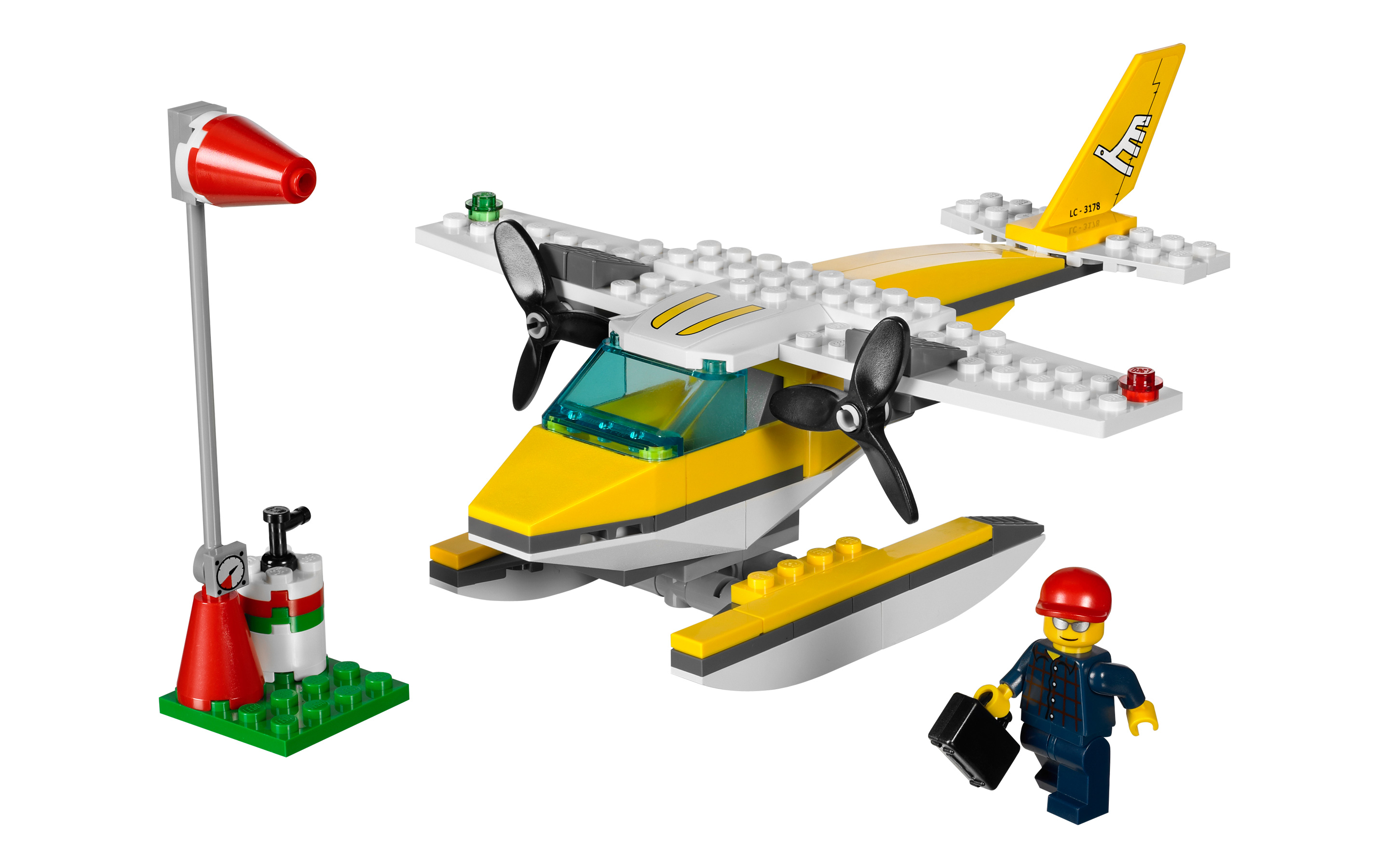lego police seaplane