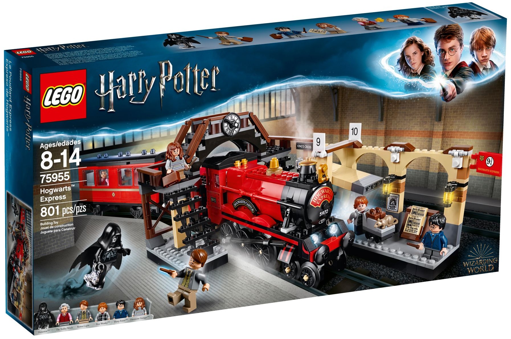 STICKER SHEET LEGO 75955 Hogwarts Express Harry Potter