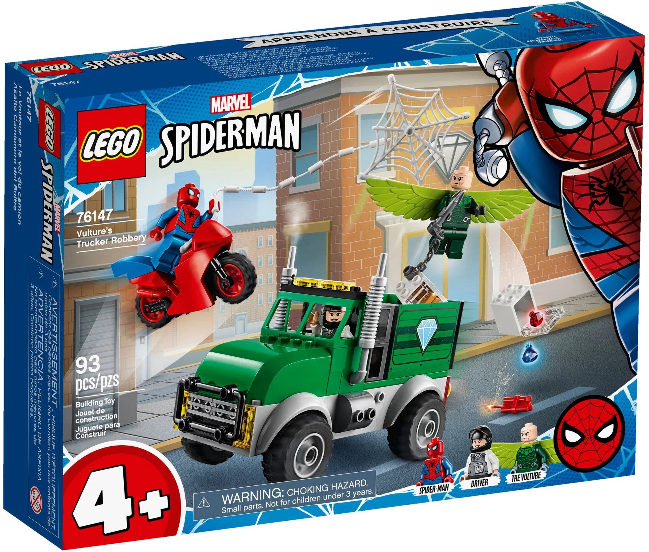 spiderman bank lego
