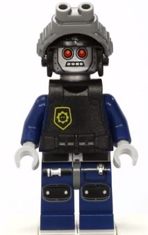 LEGO The Lego Movie Robo Swat Minifigure 70815 Mini Fig Helmet Armor