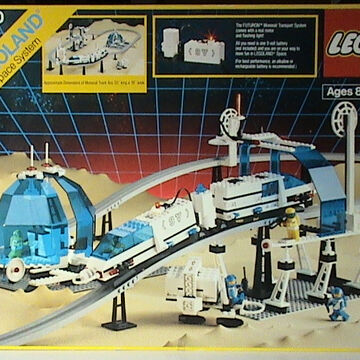 vintage lego space station
