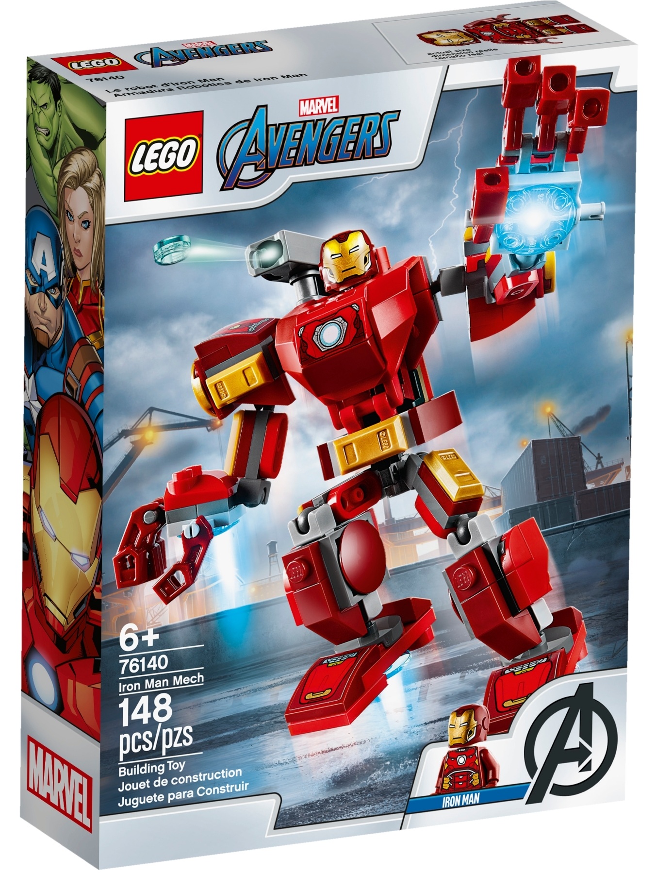 lego set with iron spider