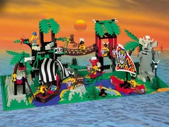 lego pirate island 1990s