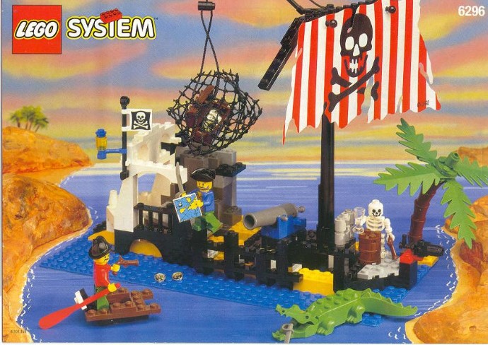 lego pirate island 1990s
